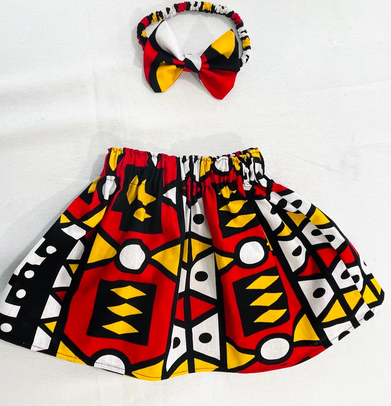 African print ankara skirt for girls